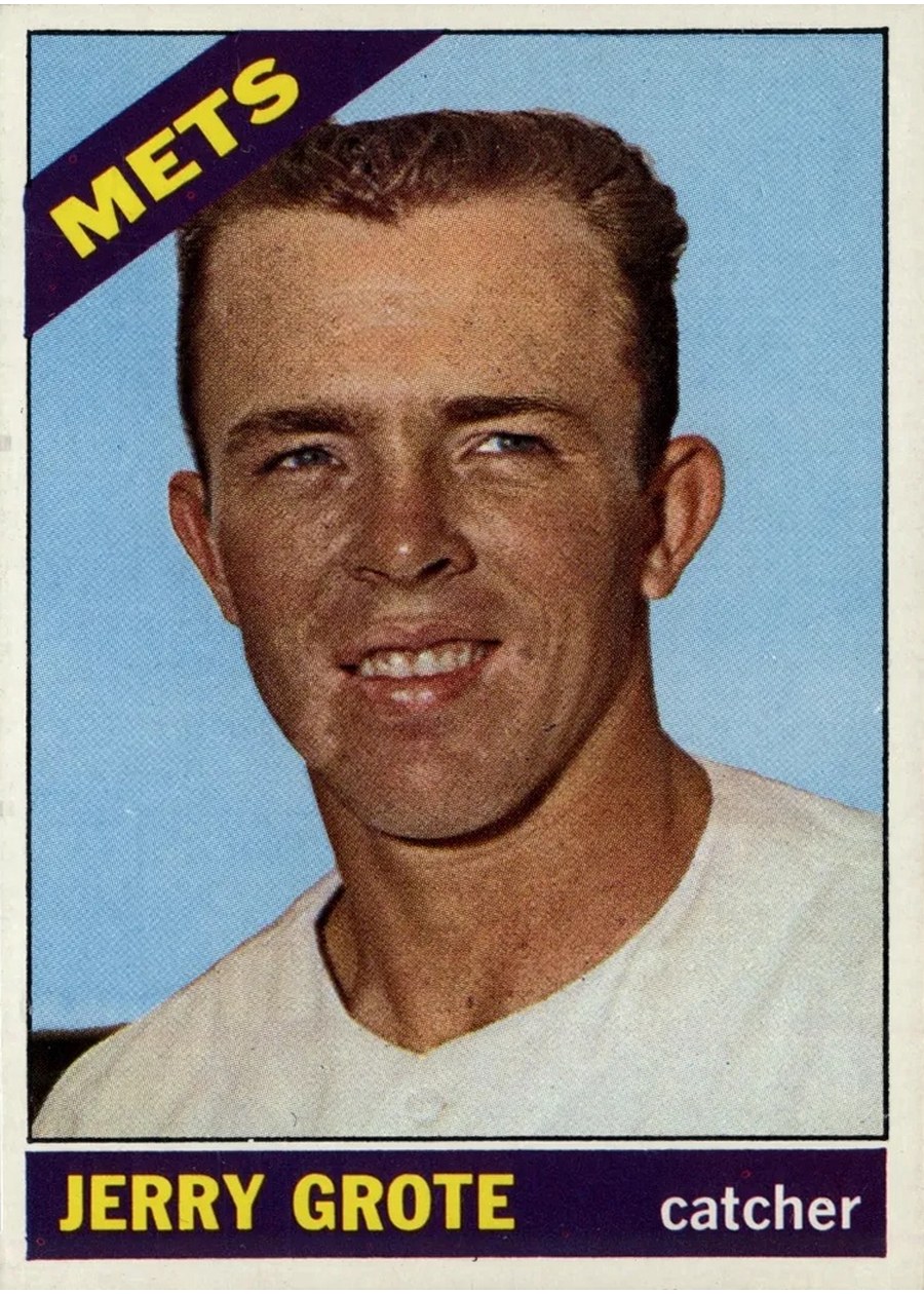 1966 Topps #328 Jerry Grote, New York Mets