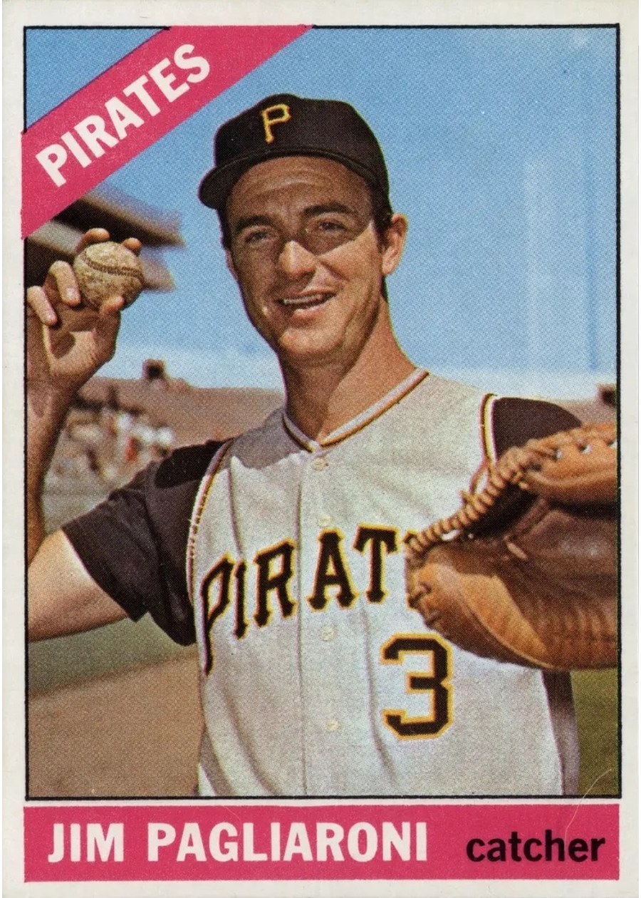 1966 Topps #33 Jim Pagliaroni, Pittsburgh Pirates