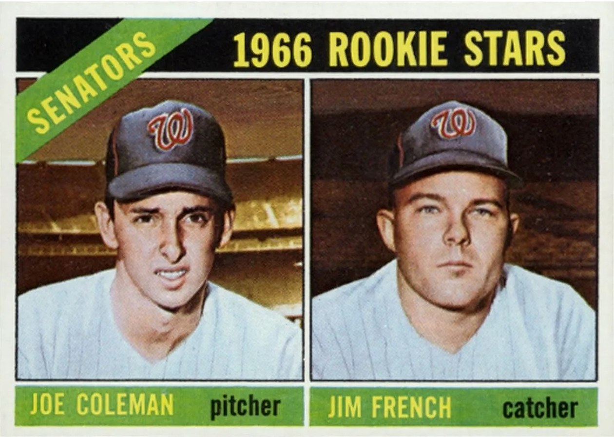 1966 Topps #333 Senators 1966 Rookie Stars, Washington Senators