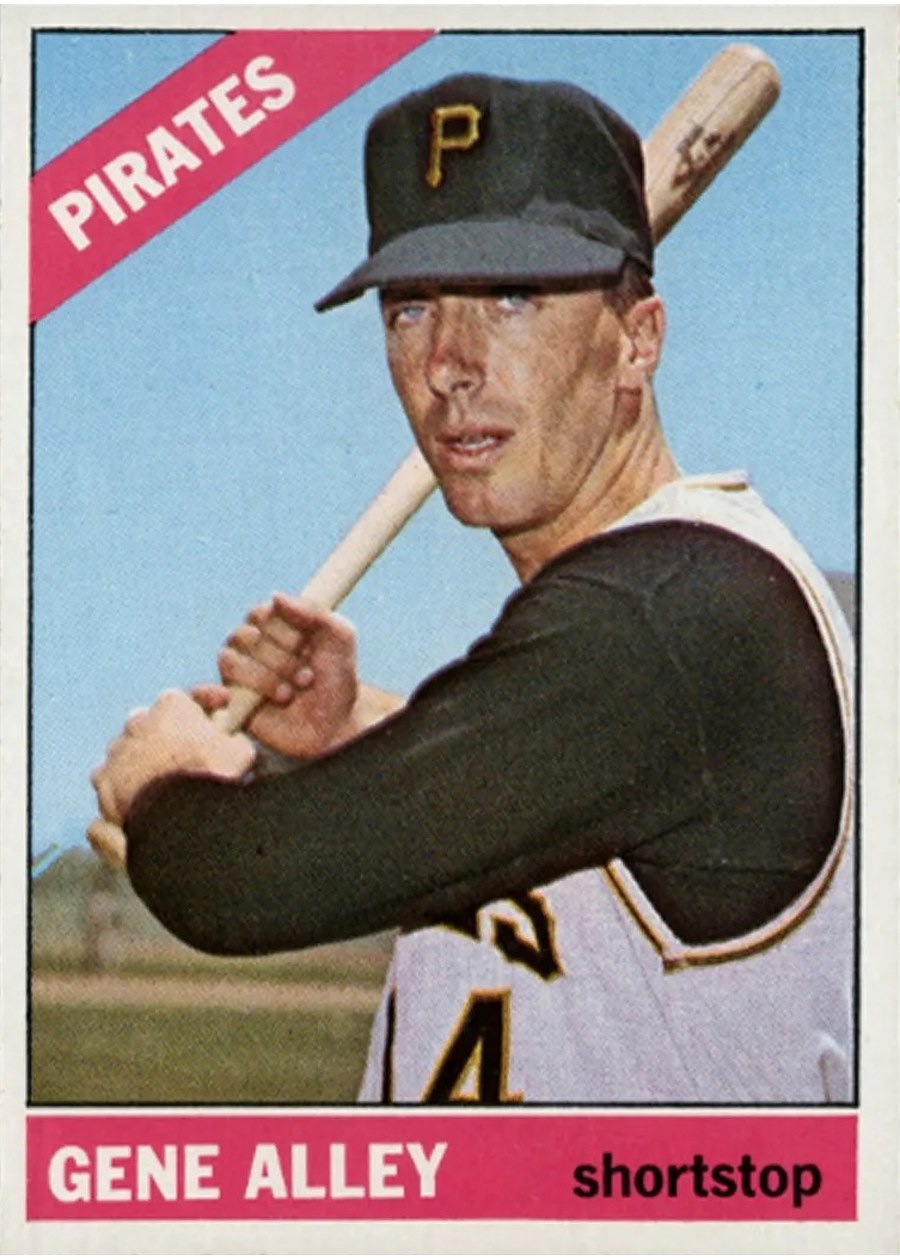 1966 Topps #336 Gene Alley, Pittsburgh Pirates
