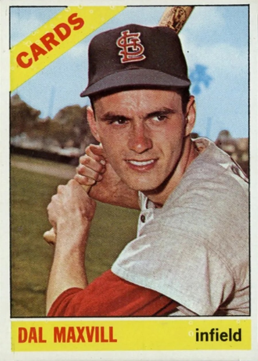 1966 Topps #338 Dal Maxvill, St. Louis Cardinals