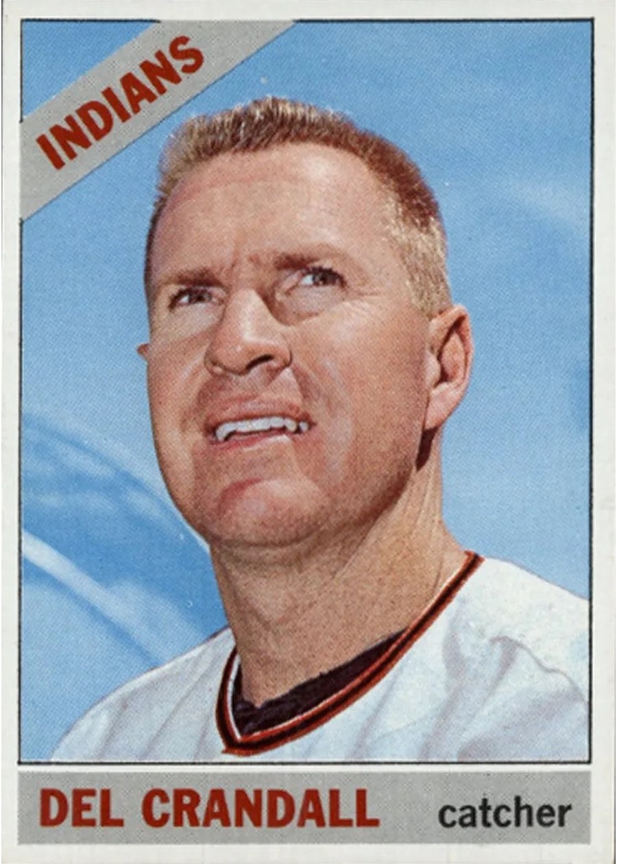 1966 Topps #339 Del Crandall, Cleveland Indians