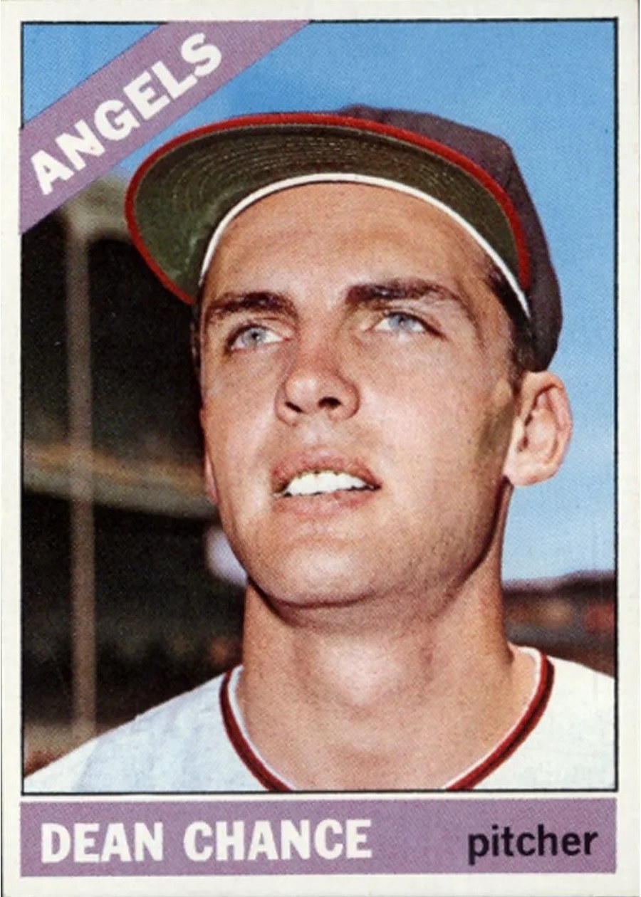 1966 Topps #340 Dean Chance, California Angels