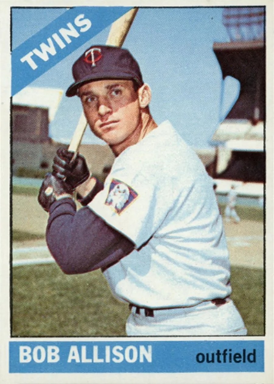 1966 Topps #345 Bob Allison, Minnesota Twins