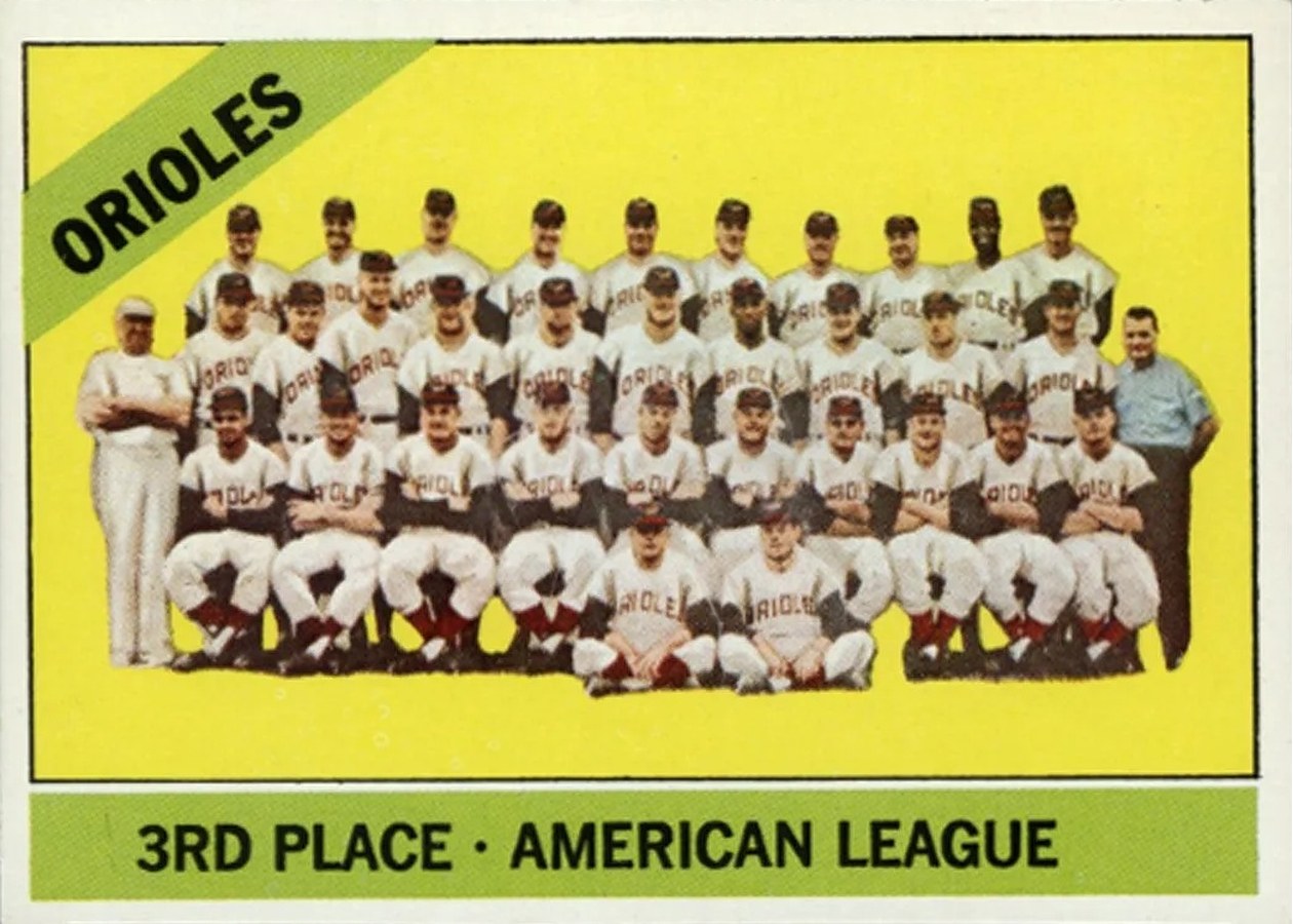 1966 Topps #348 Baltimore Orioles