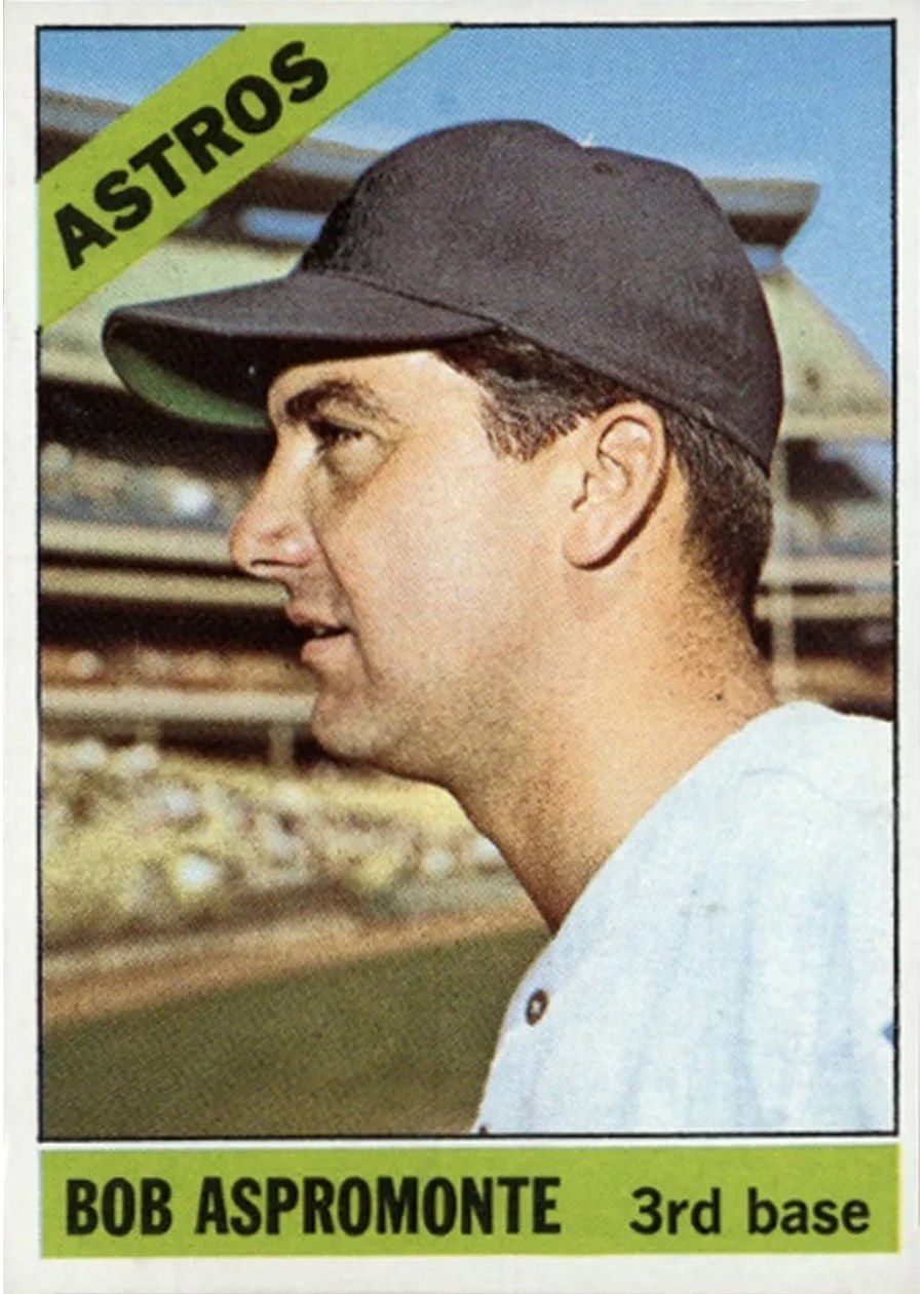 1966 Topps #352 Bob Aspromonte, Houston Astros