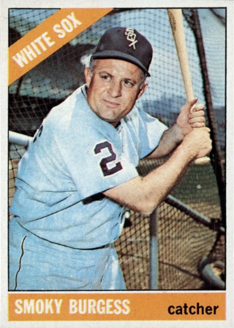 1966 Topps #354 Smoky Burgess, Chicago White Sox