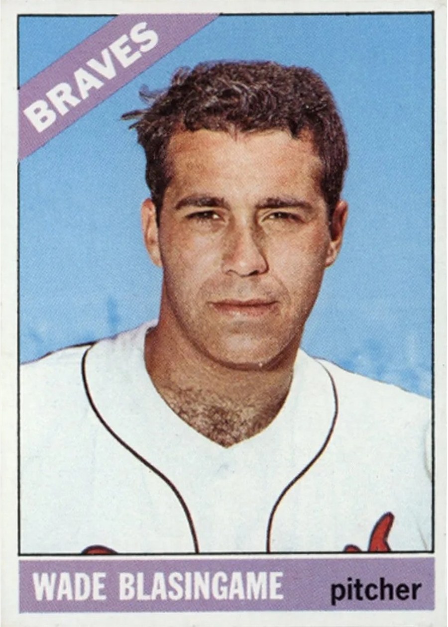 1966 Topps #355 Wade Blasingame, Atlanta Braves