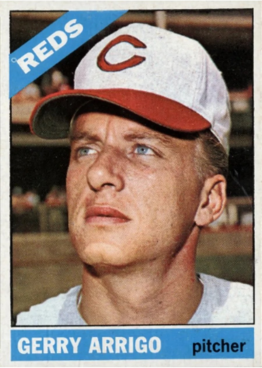 1966 Topps #357 Gerry Arrigo, Cincinnati Reds