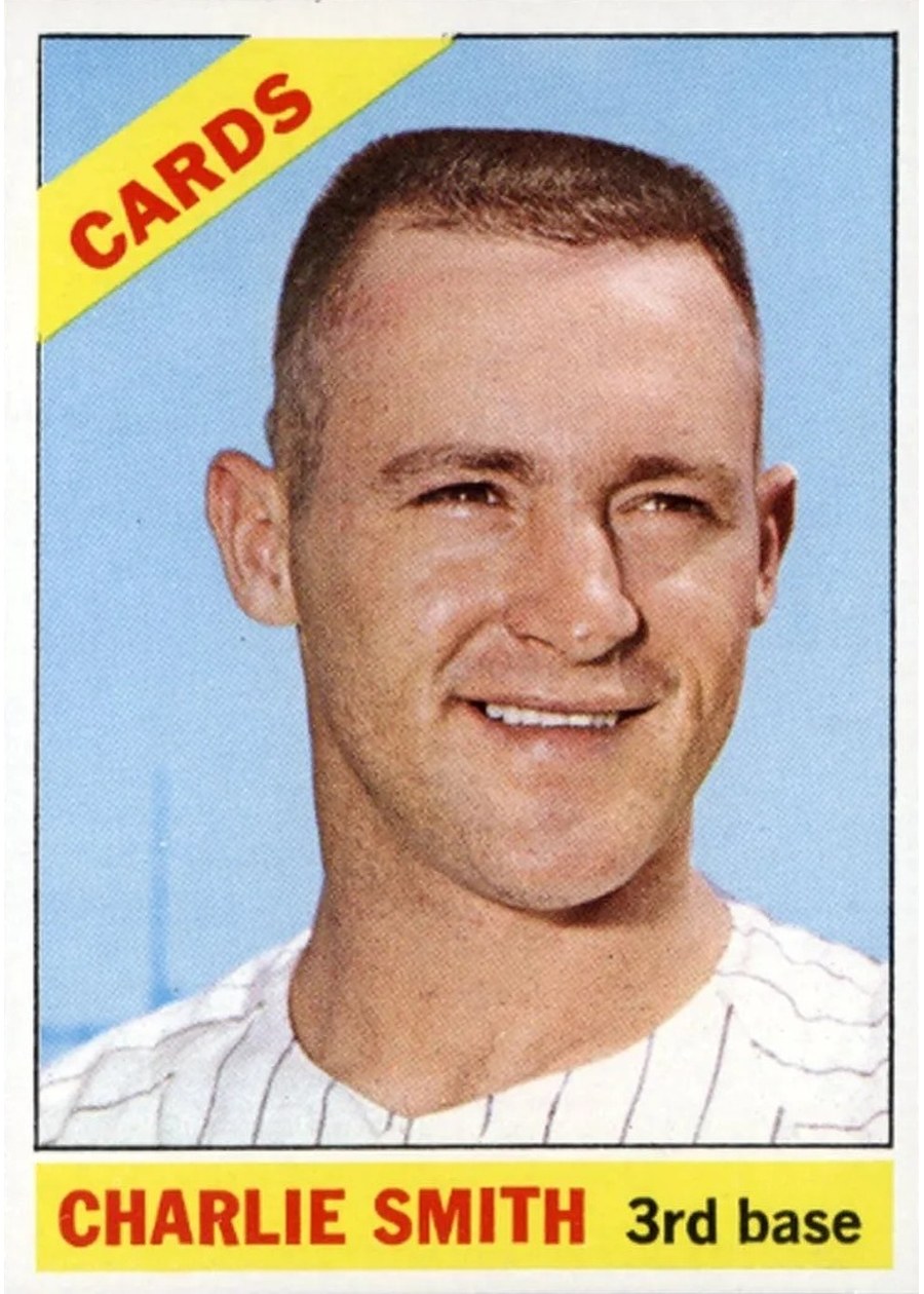 1966 Topps #358 Charlie Smith, St. Louis Cardinals