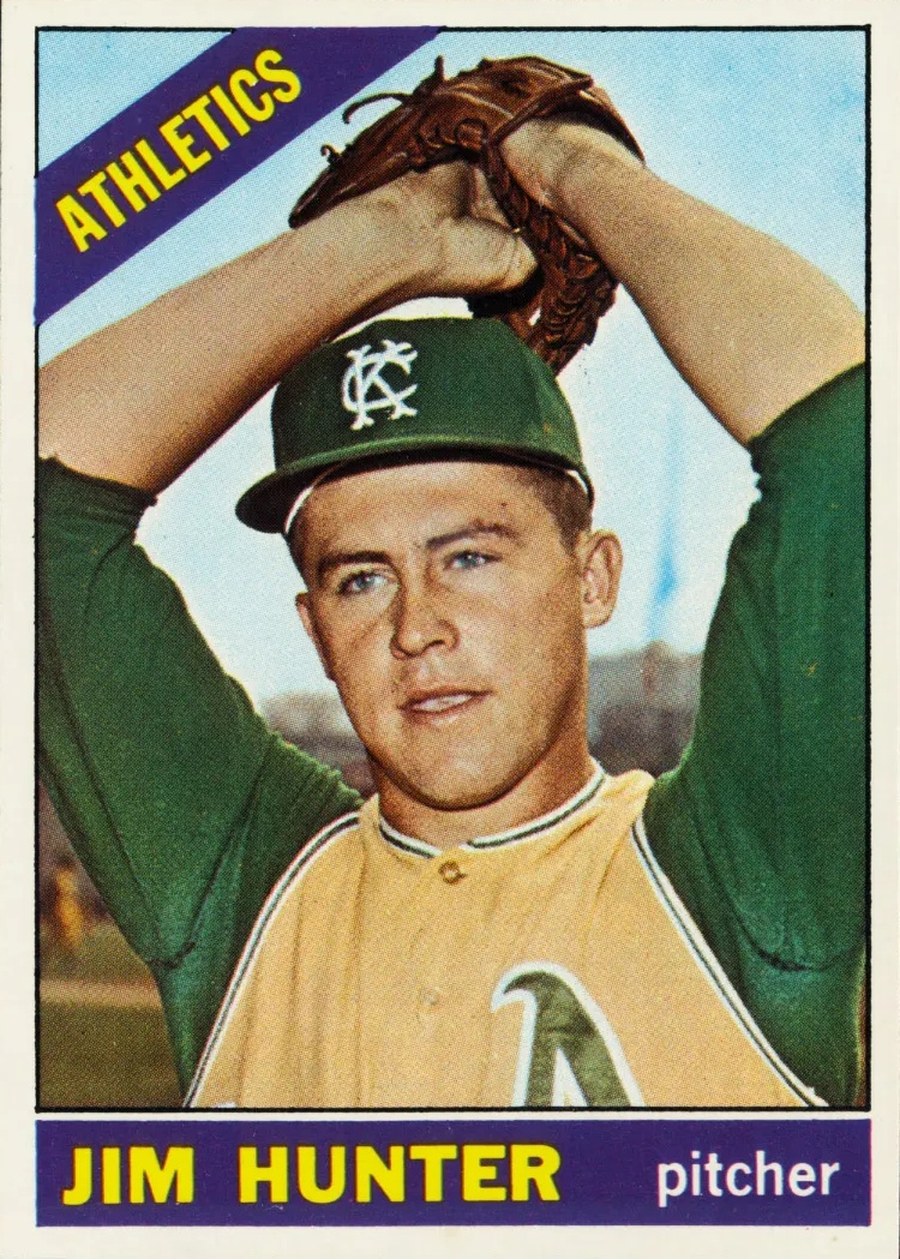 1966 Topps #36 Jim Hunter, Kansas City Athletics