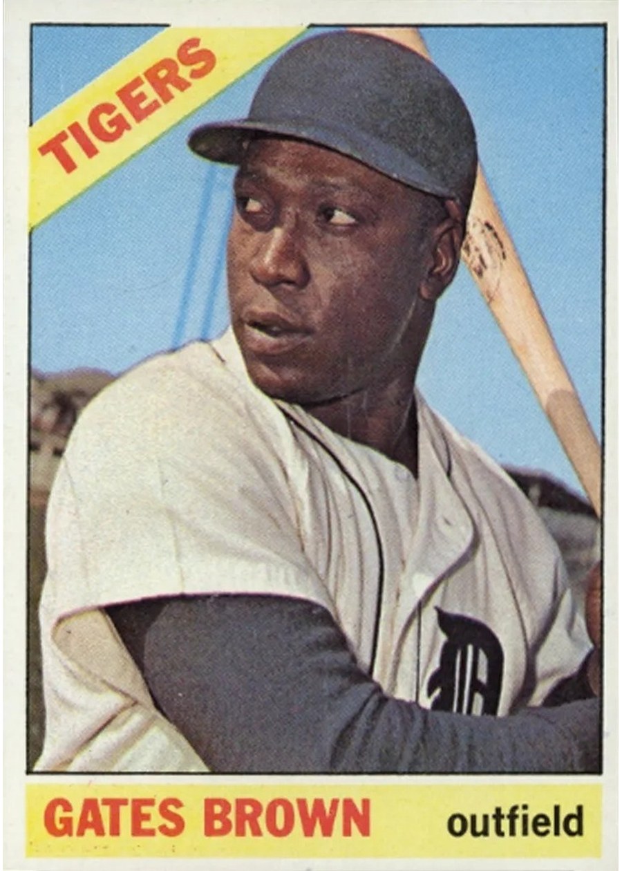 1966 Topps #362 Gates Brown, Detroit Tigers
