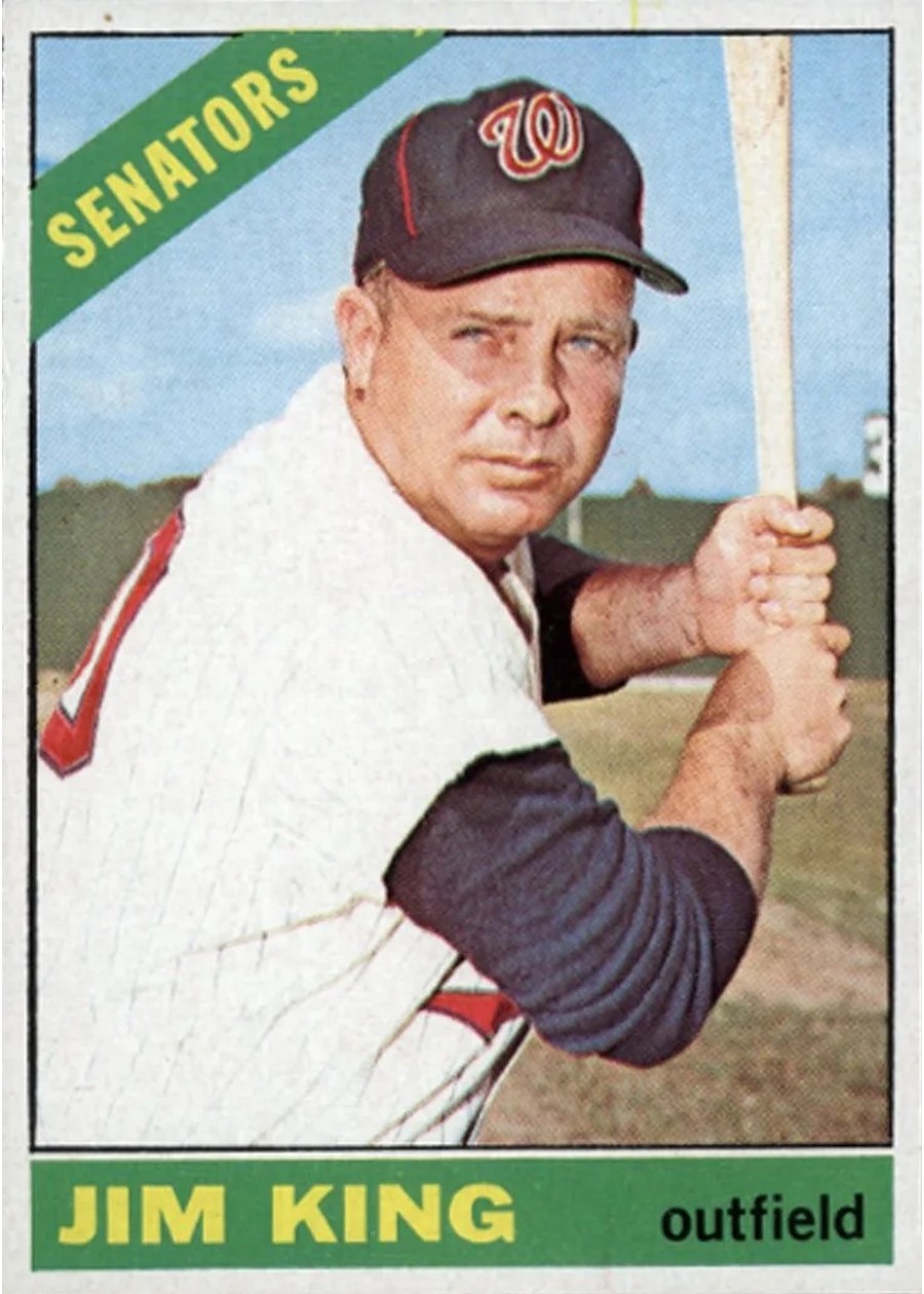 1966 Topps #369 Jim King, Washington Senators
