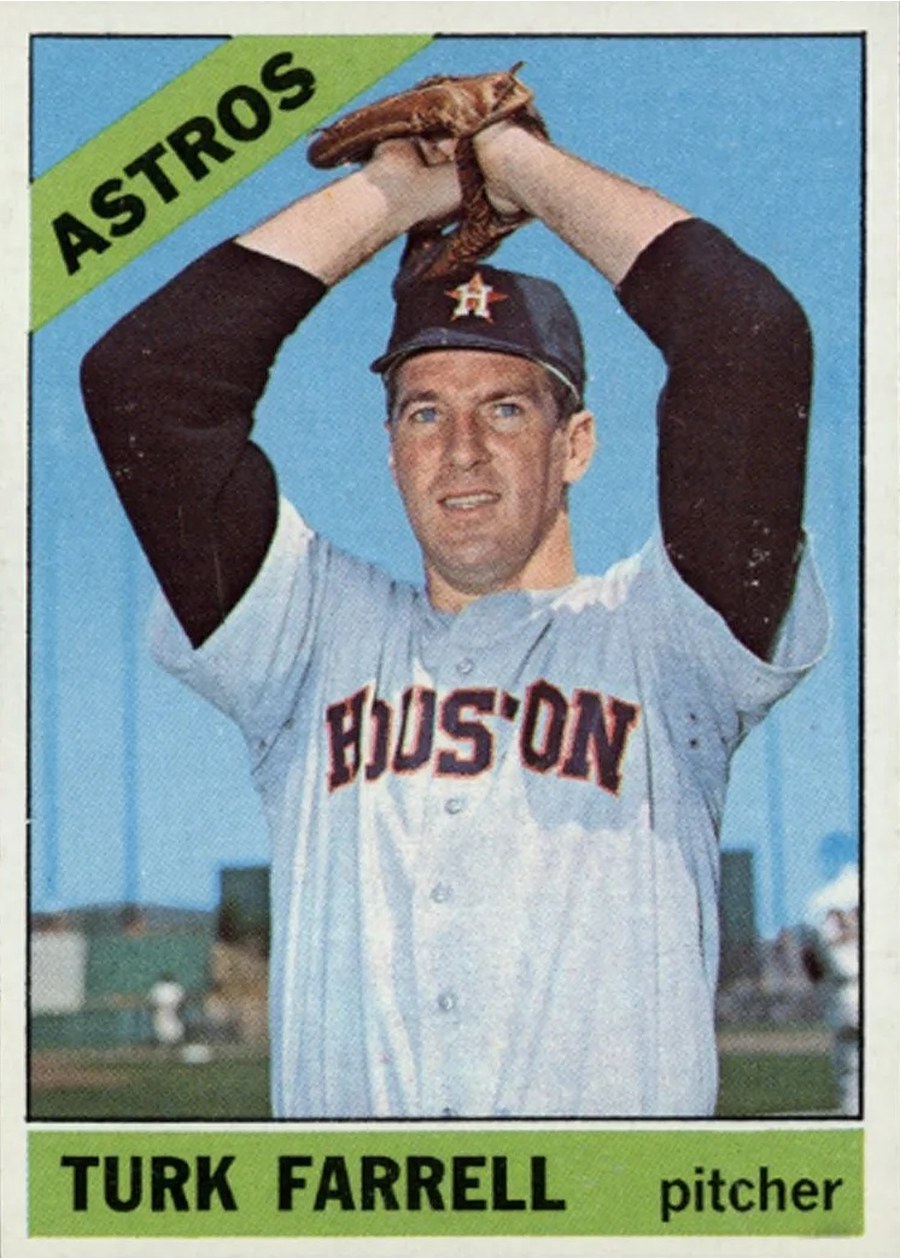 1966 Topps #377 Turk Farrell, Houston Astros