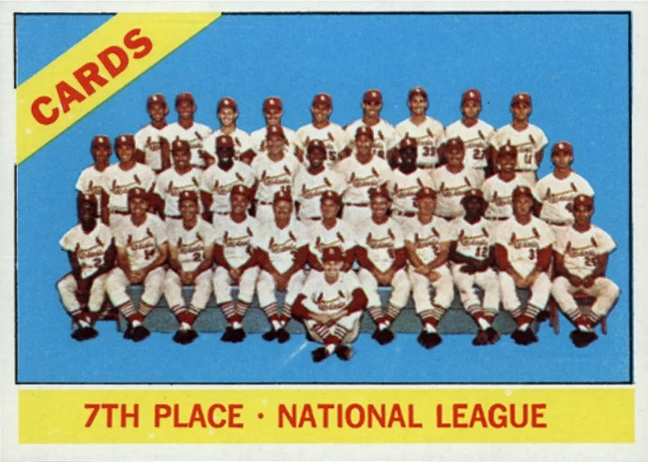 1966 Topps #379 St. Louis Cardinals