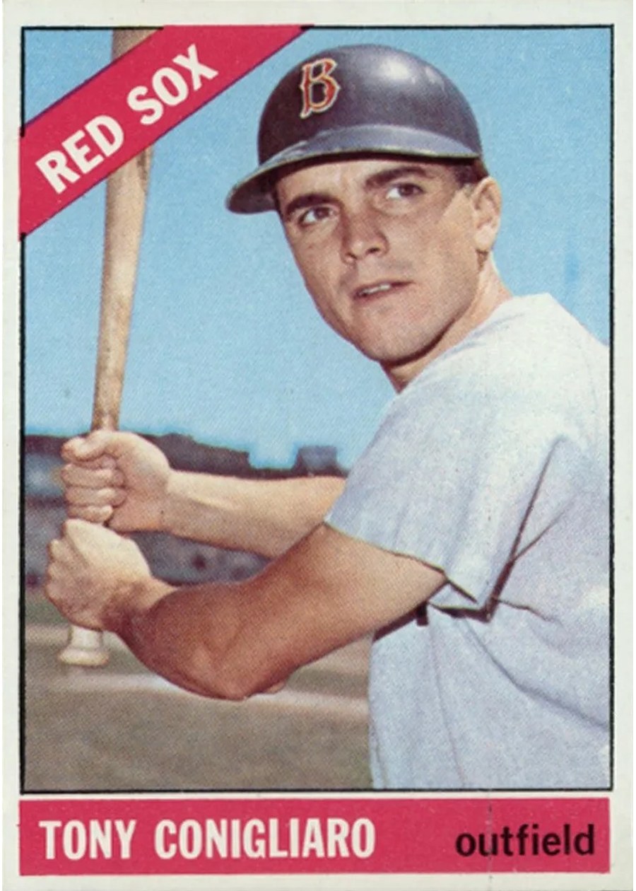 1966 Topps #380 Tony Conigliaro, Boston Red Sox