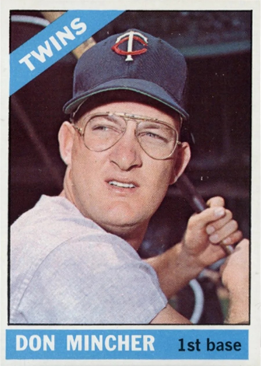 1966 Topps #388 Don Mincher, Minnesota Twins