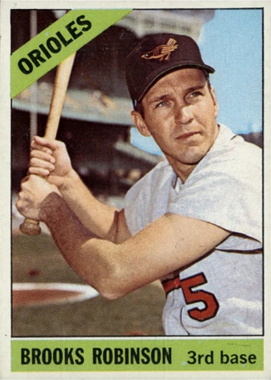 1966 Topps #390 Brooks Robinson, Baltimore Orioles