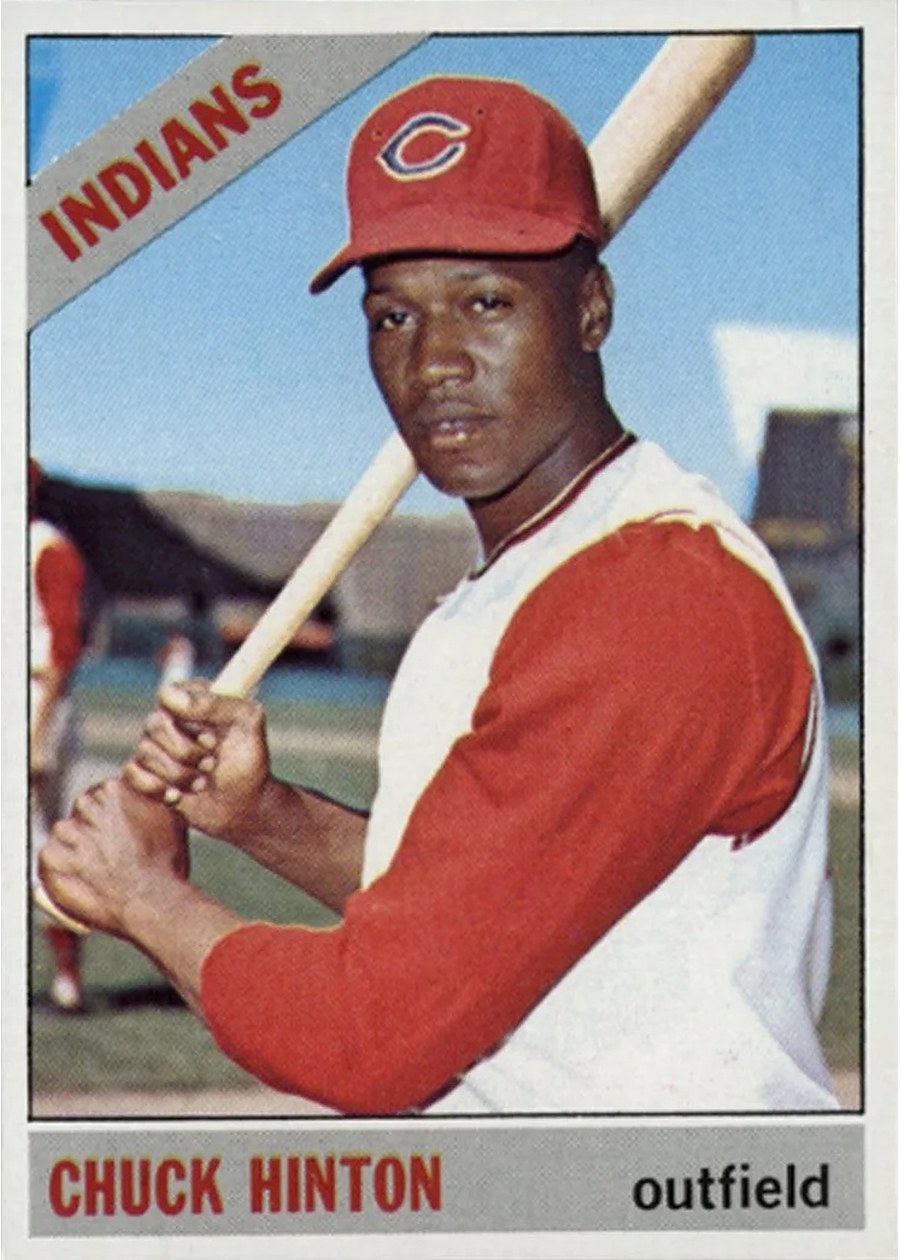 1966 Topps #391 Chuck Hinton, Cleveland Indians