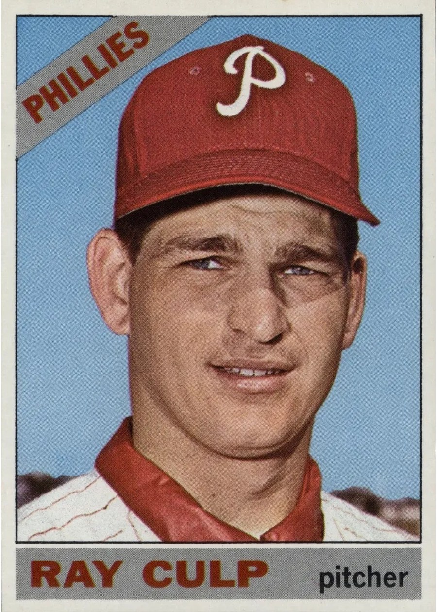 1966 Topps #4 Ray Culp, Philadelphia Phillies