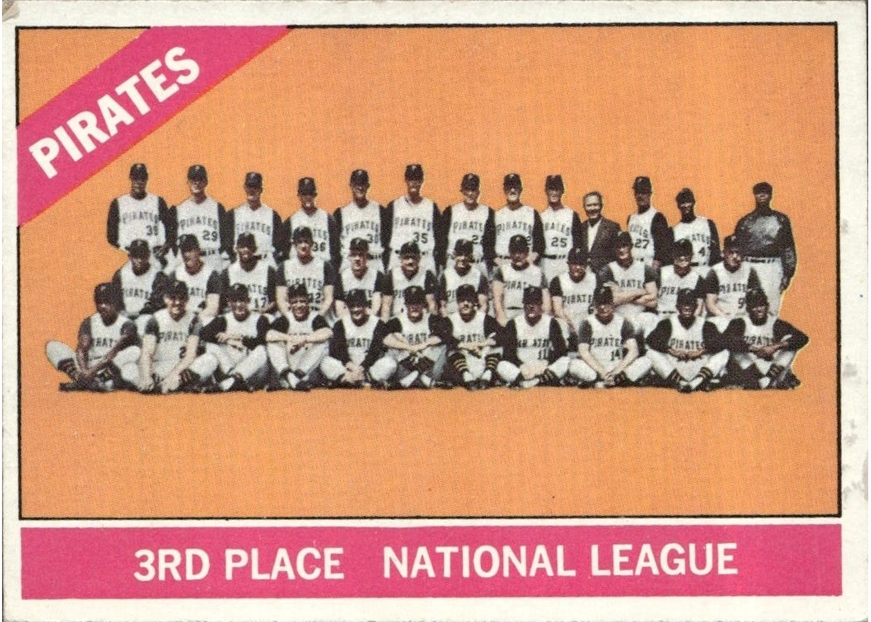 1966 Topps #404 Pittsburgh Pirates