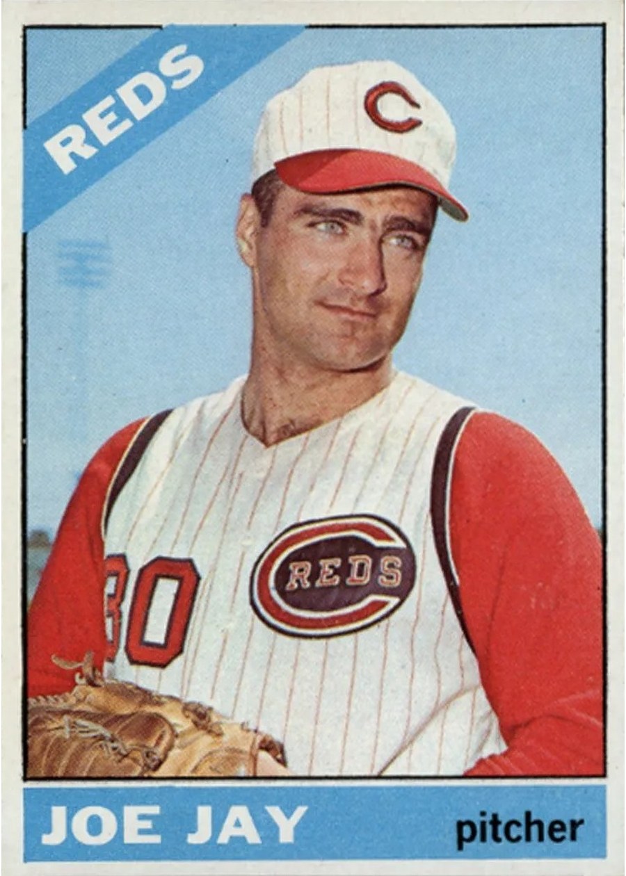 1966 Topps #406 Joe Jay, Cincinnati Reds