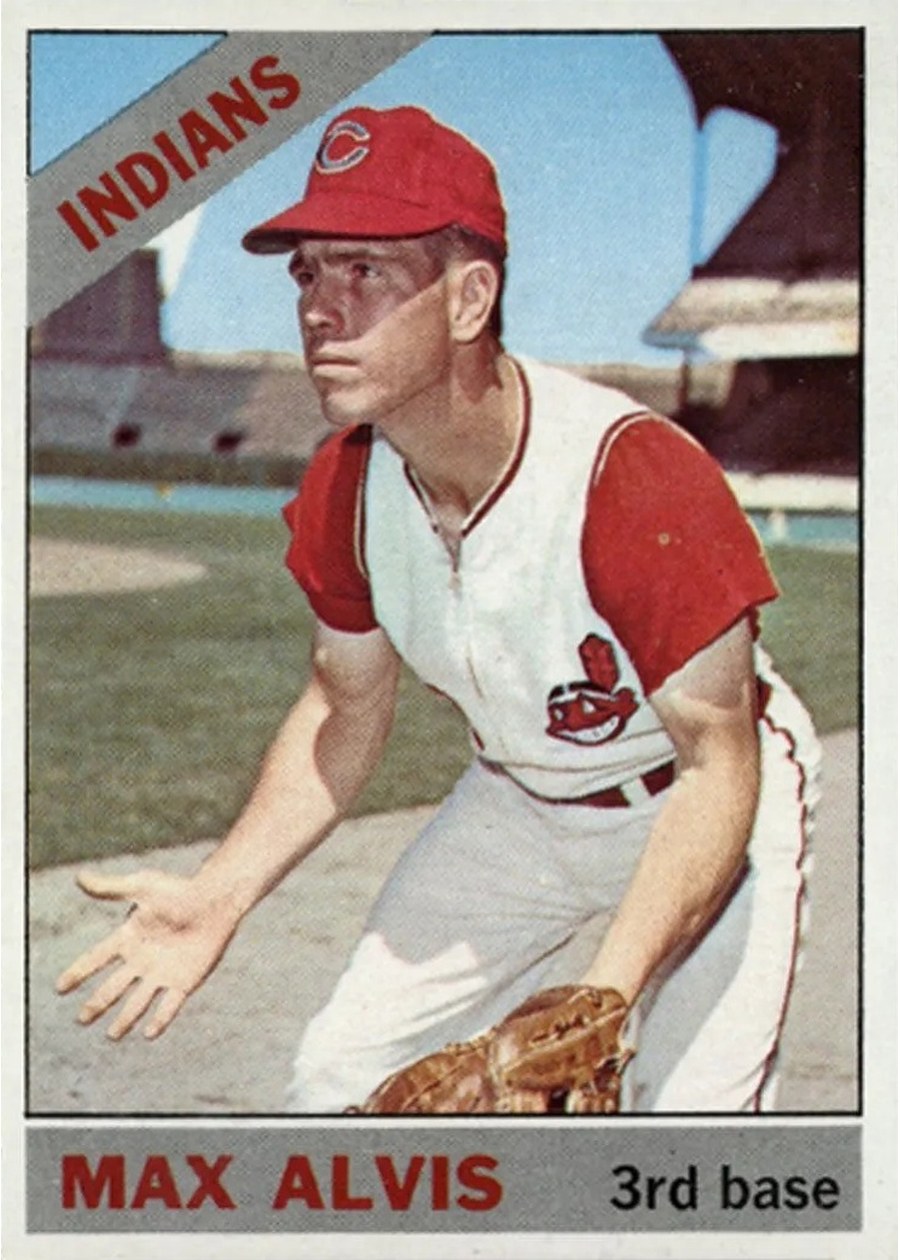 1966 Topps #415 Max Alvis, Cleveland Indians