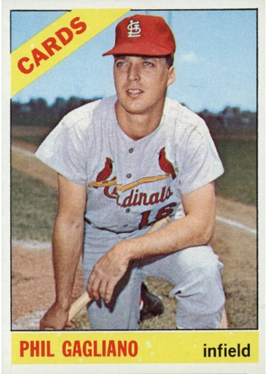 1966 Topps #418 Phil Gagliano, St. Louis Cardinals