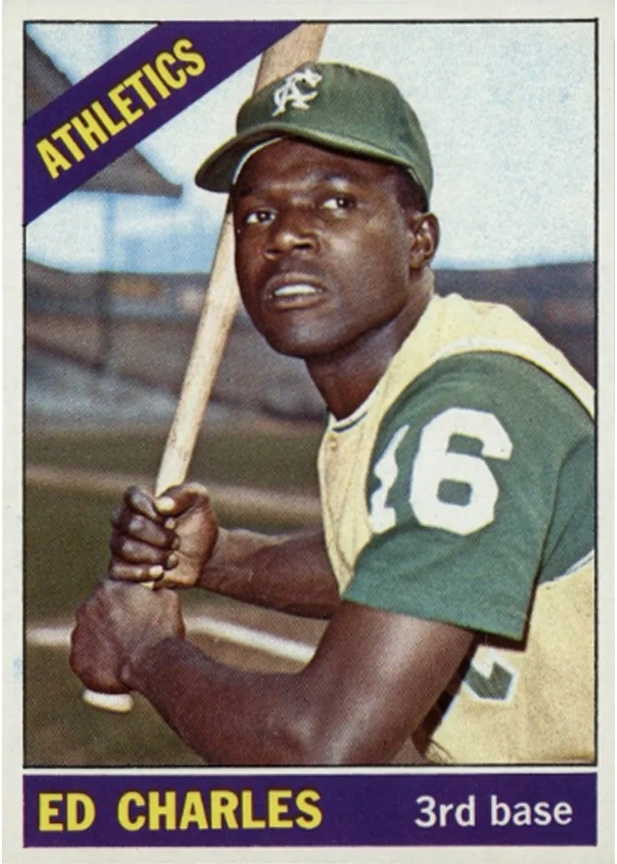 1966 Topps #422 Ed Charles, Kansas City Athletics