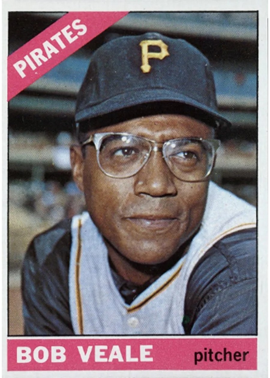 1966 Topps #425 Bob Veale, Pittsburgh Pirates