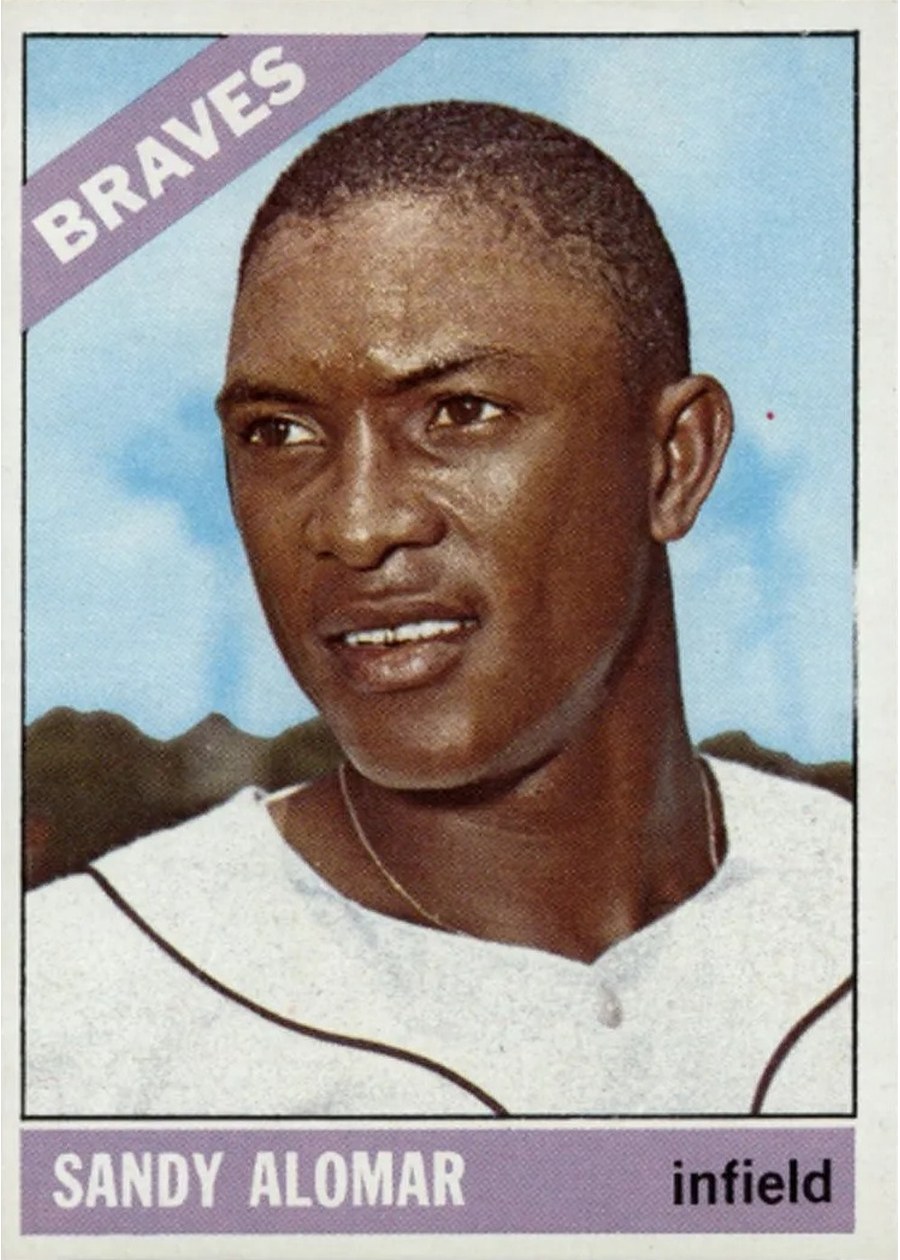 1966 Topps #428 Sandy Alomar, Atlanta Braves