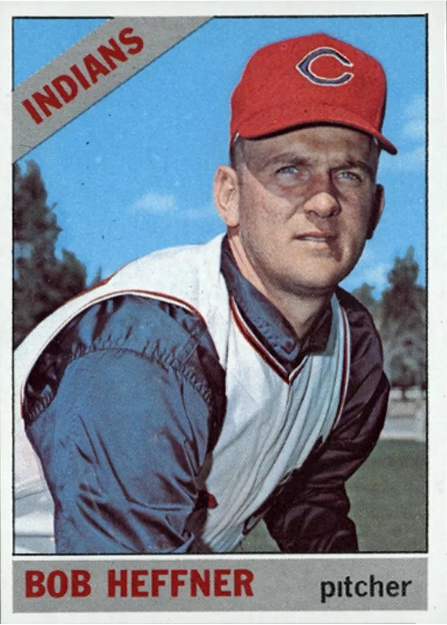 1966 Topps #432 Bob Heffner, Cleveland Indians