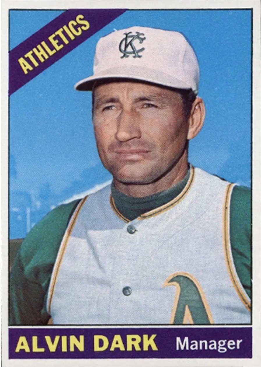 1966 Topps #433 Alvin Dark, Kansas City Athletics