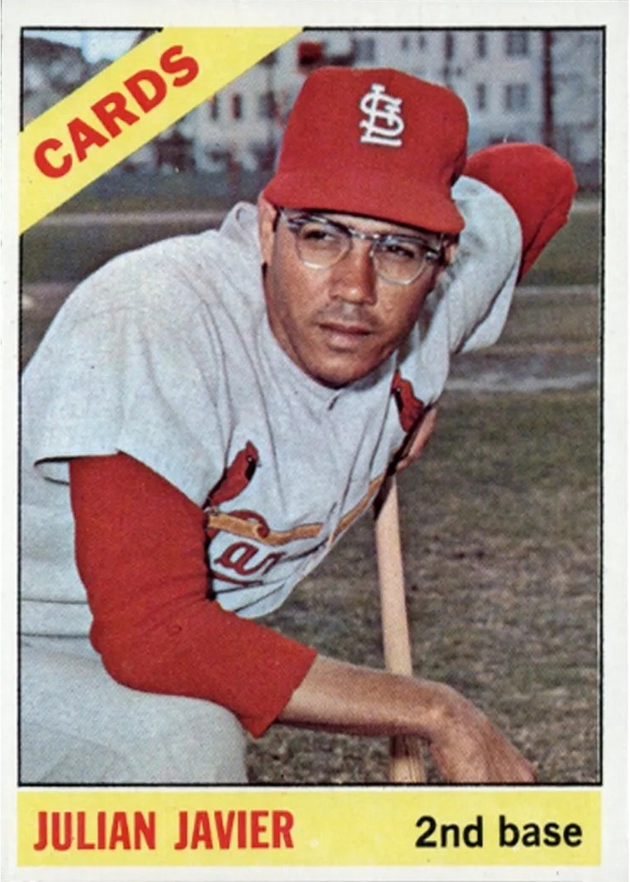 1966 Topps #436 Julian Javier, St. Louis Cardinals
