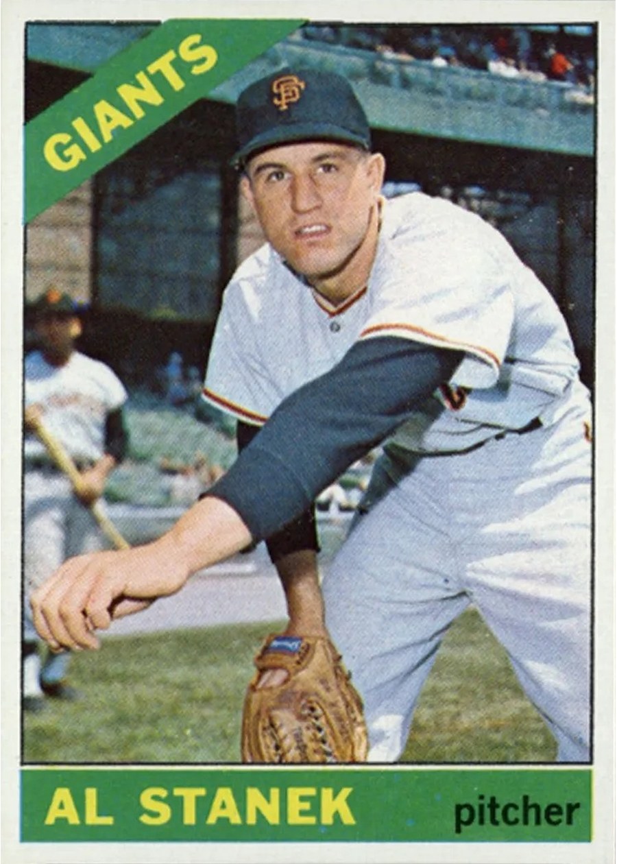 1966 Topps #437 Al Stanek, San Francisco Giants