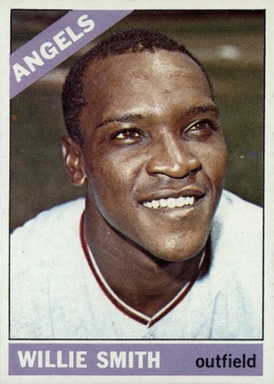 1966 Topps #438 Willie Smith, California Angels