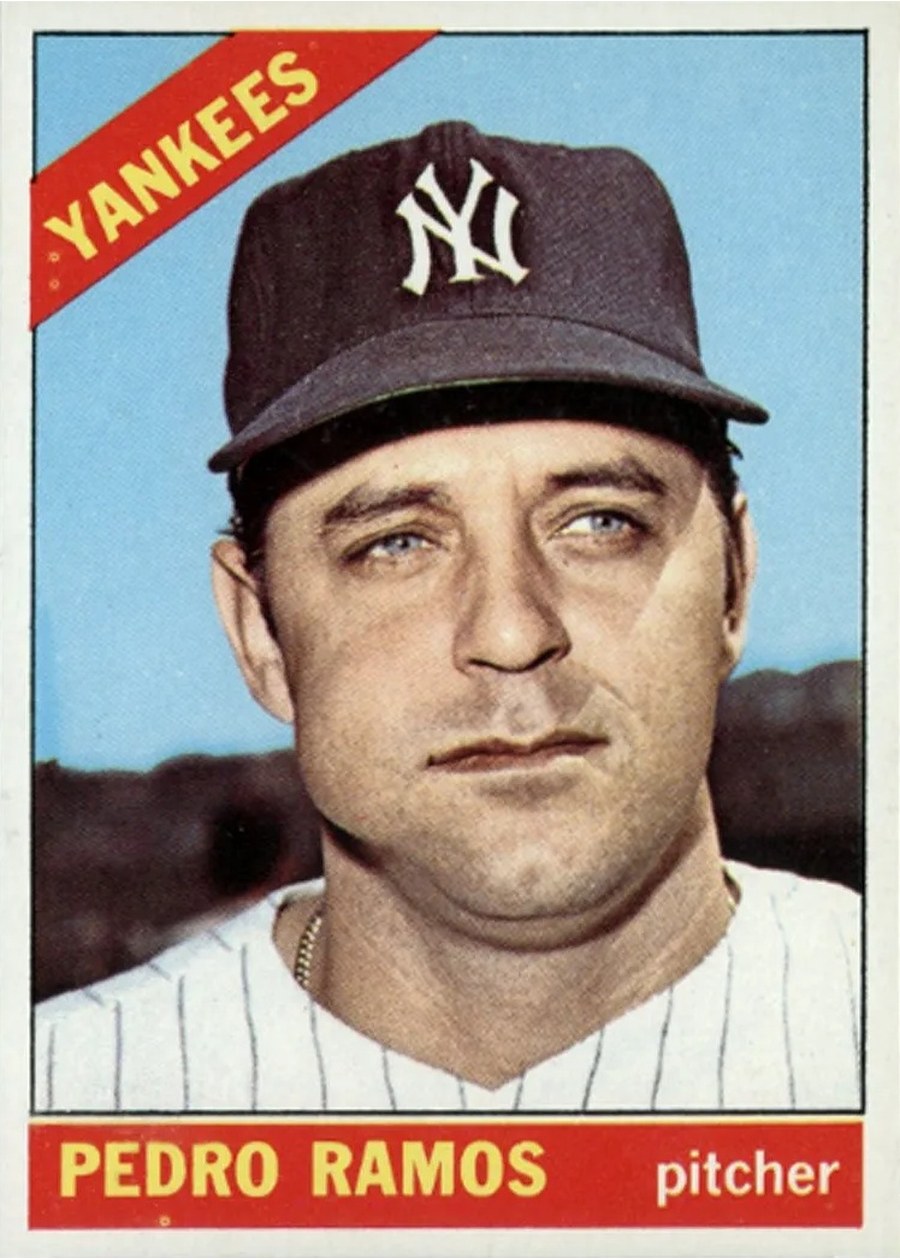 1966 Topps #439 Pedro Ramos, New York Yankees