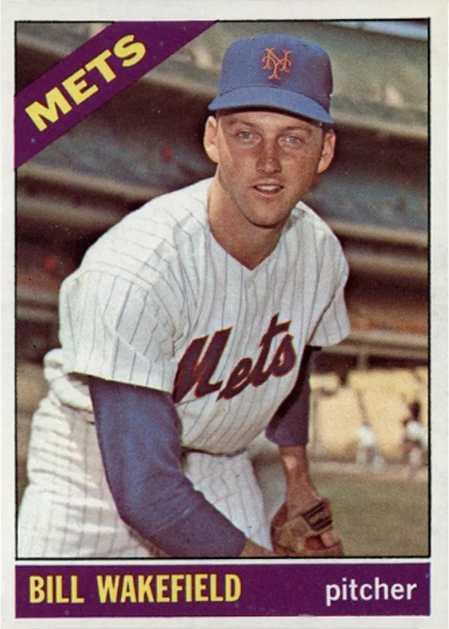 1966 Topps #443 Bill Wakefield, New York Mets