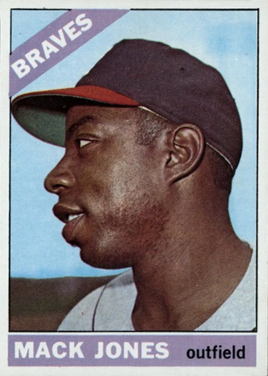 1966 Topps #446 Mack Jones, Atlanta Braves