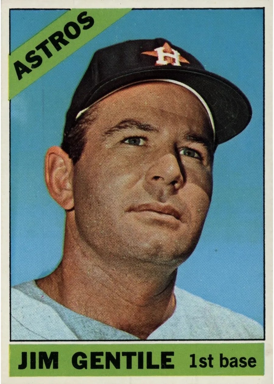 1966 Topps #45 Jim Gentile, Houston Astros