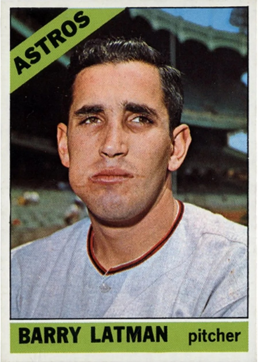 1966 Topps #451 Barry Latman, Houston Astros