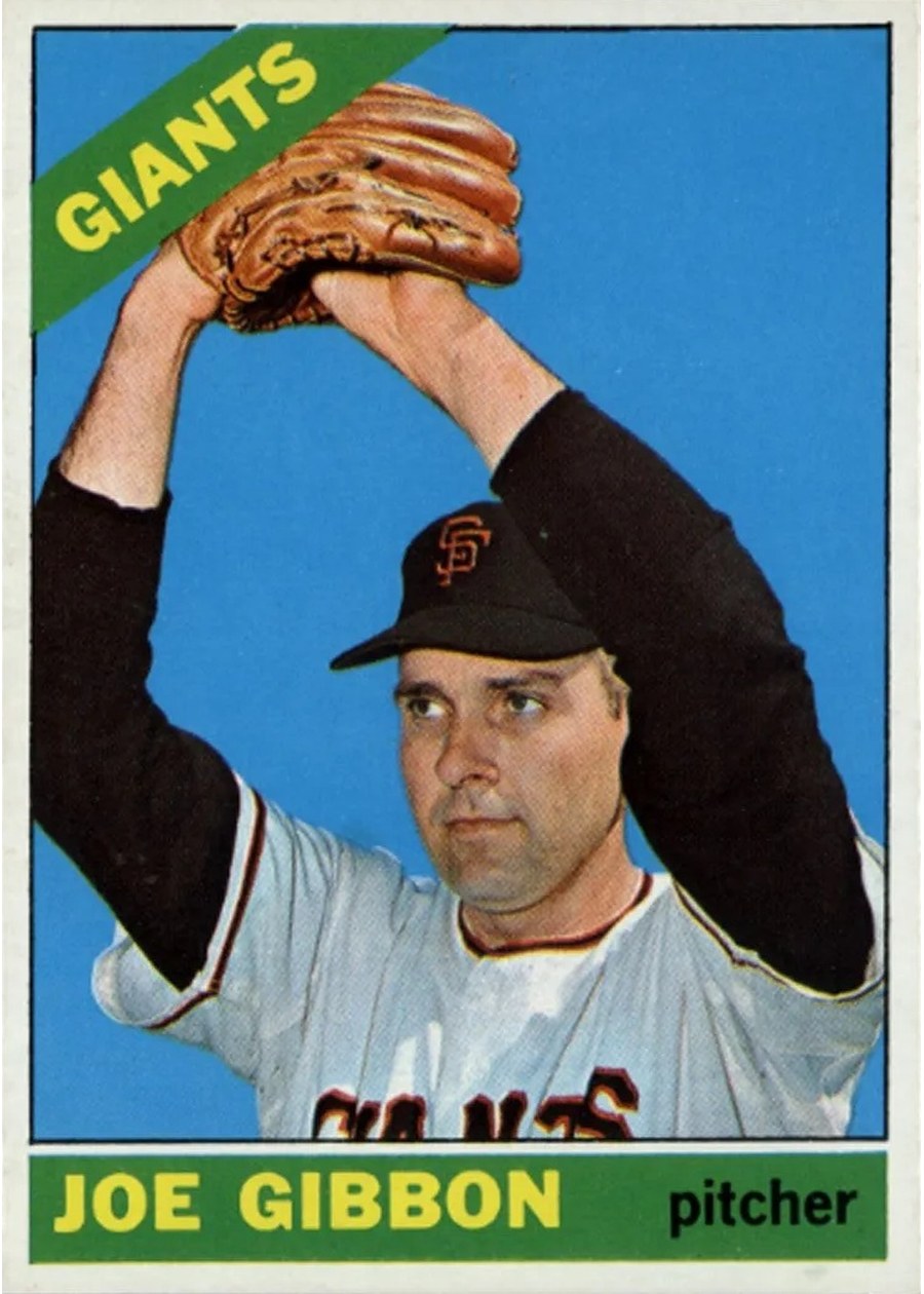 1966 Topps #457 Joe Gibbon, San Francisco Giants