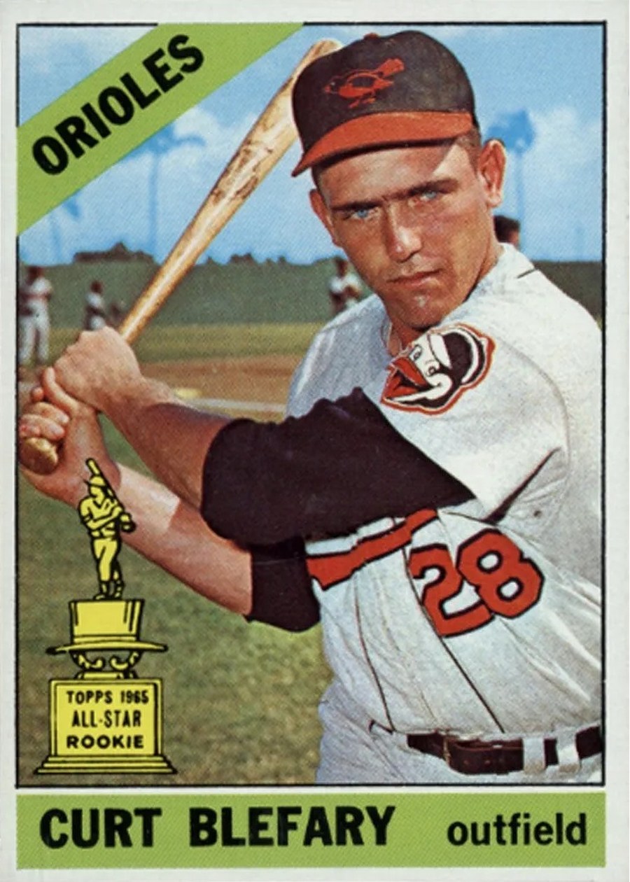 1966 Topps #460 Curt Blefary, Baltimore Orioles