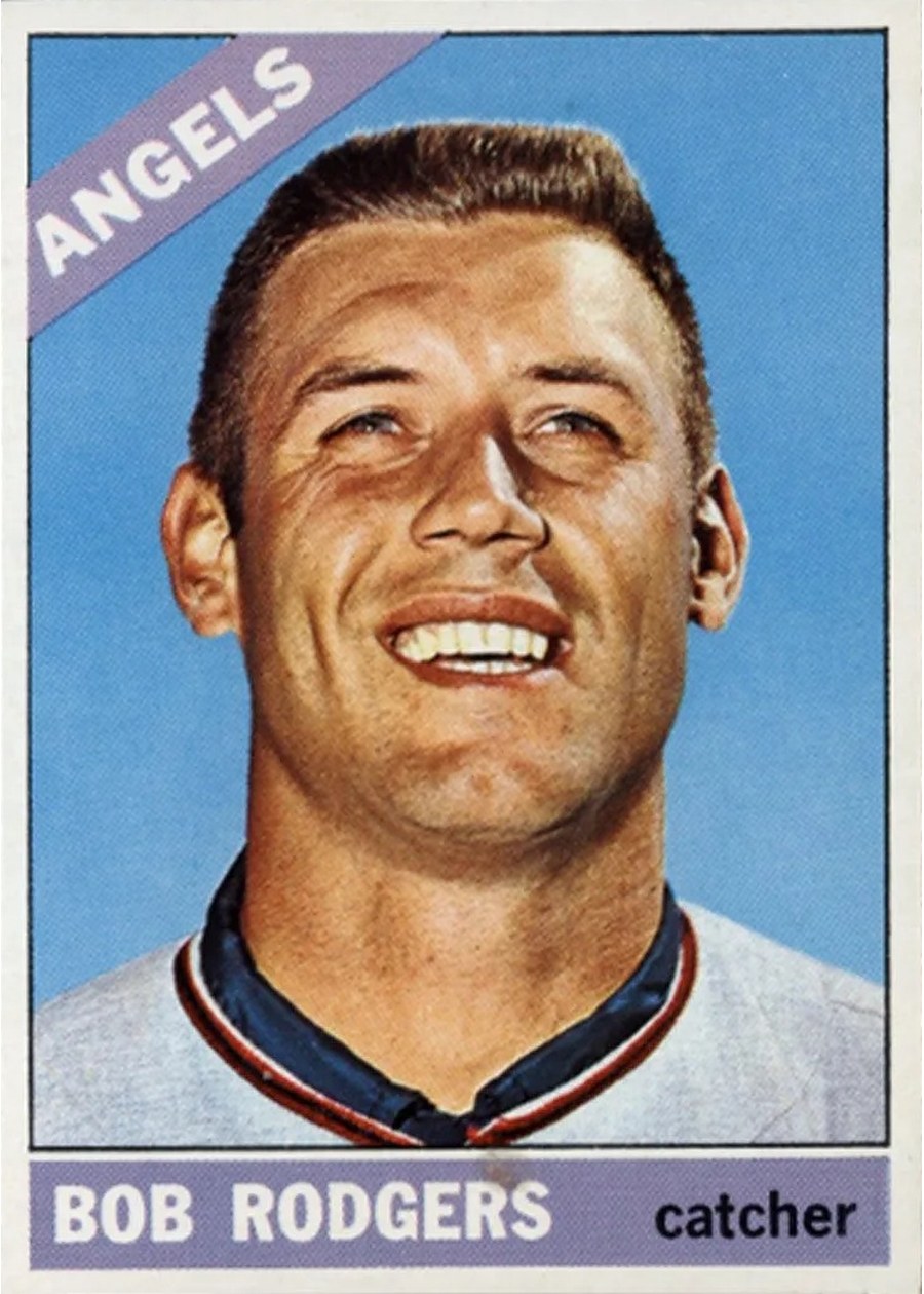 1966 Topps #462 Bob Rodgers, California Angels