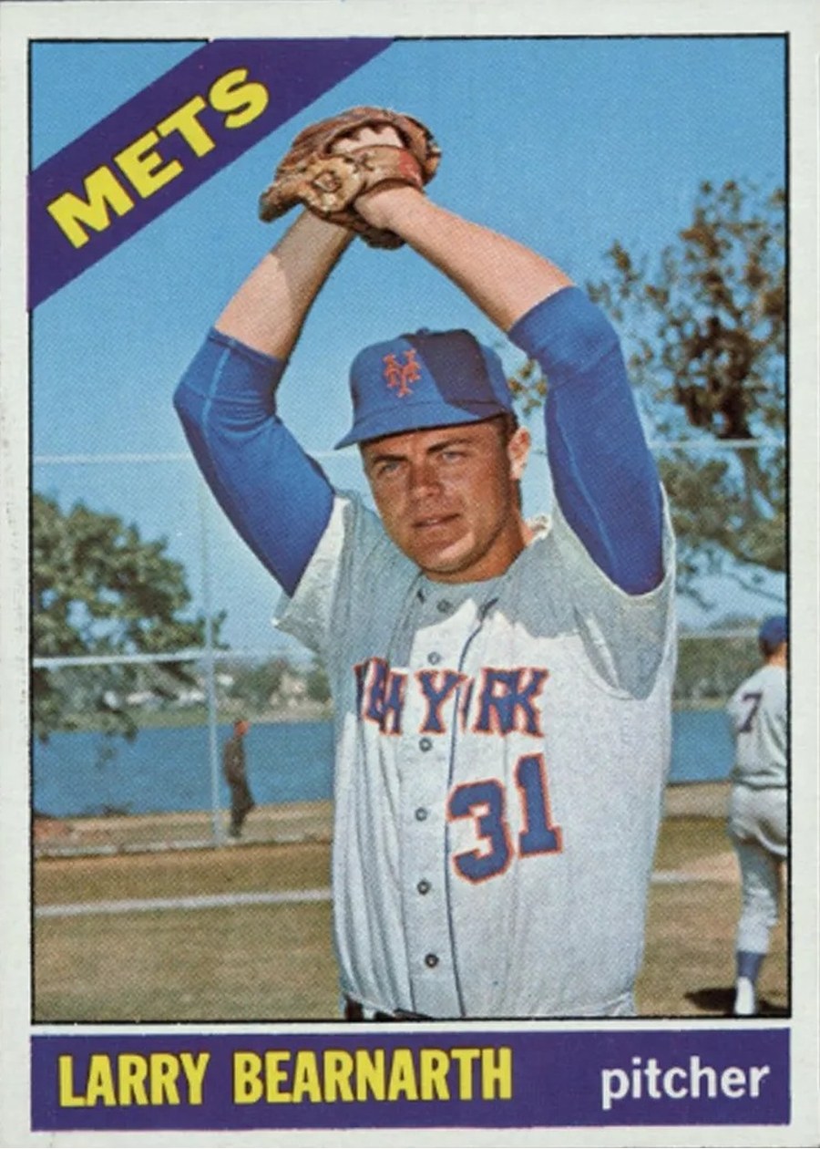 1966 Topps #464 Larry Bearnarth, New York Mets