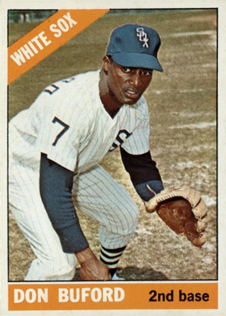 1966 Topps #465 Don Buford, Chicago White Sox