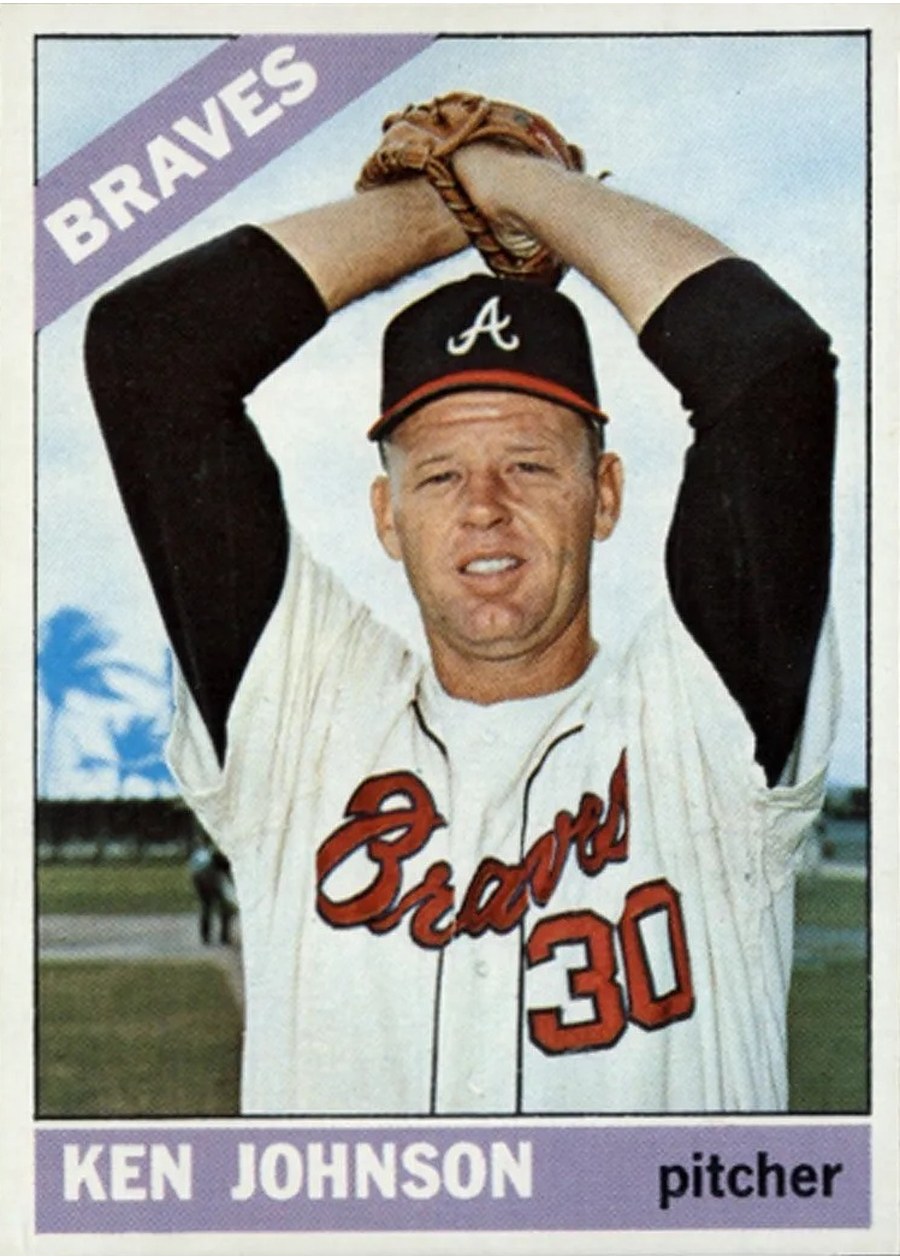 1966 Topps #466 Ken Johnson, Atlanta Braves