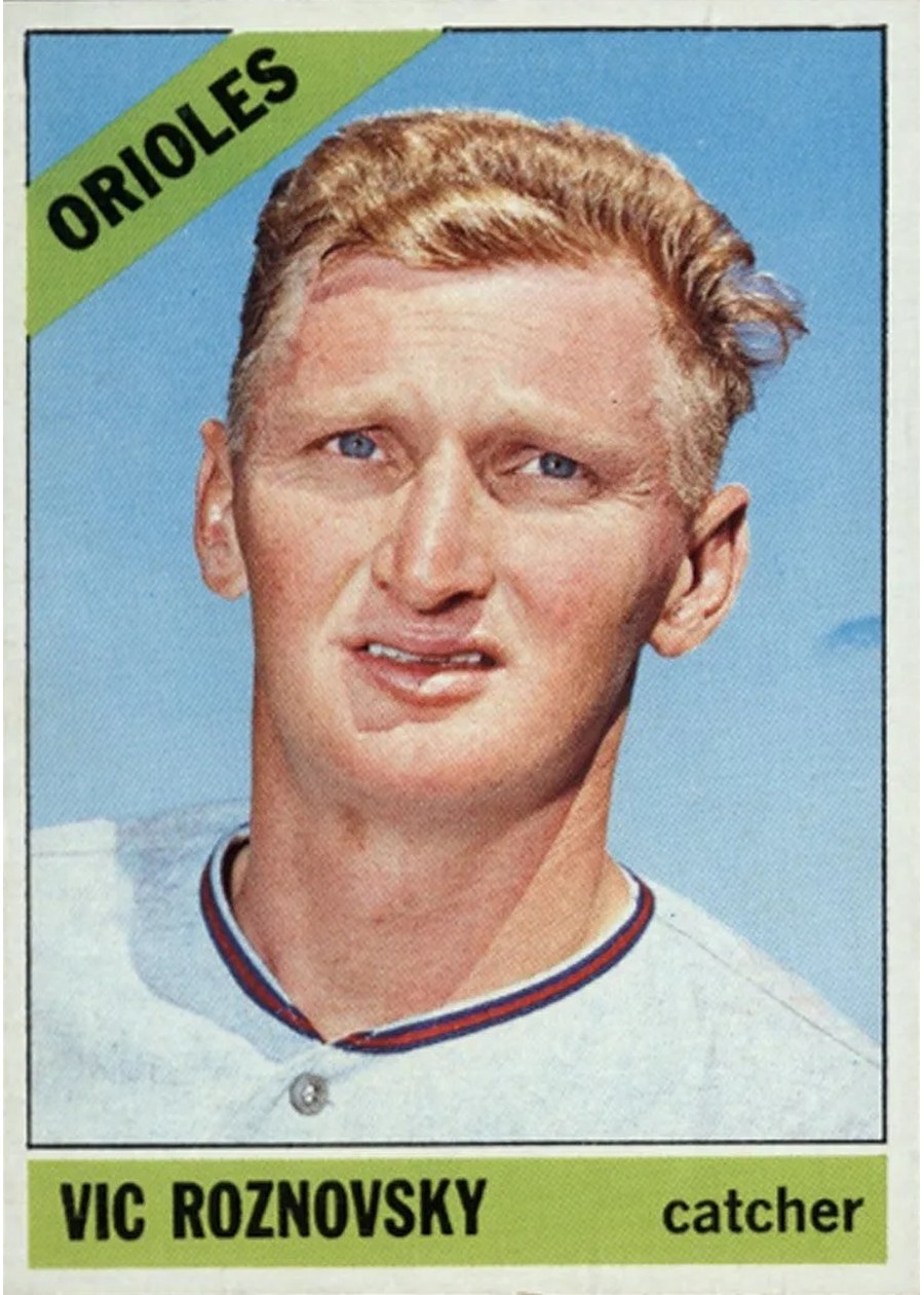 1966 Topps #467 Vic Roznovsky, Baltimore Orioles