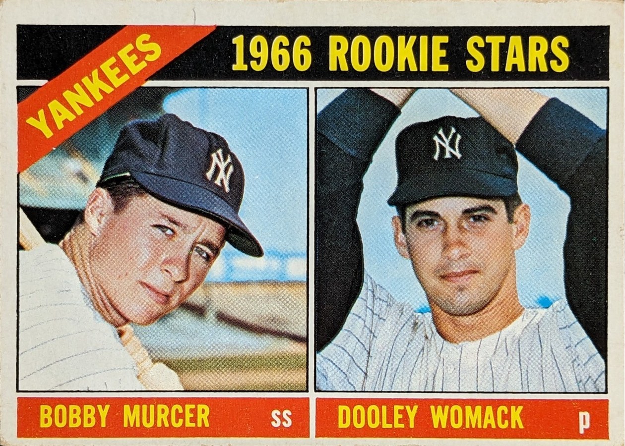 1966 Topps #469 Yankees 1966 Rookie Stars, New York Yankees