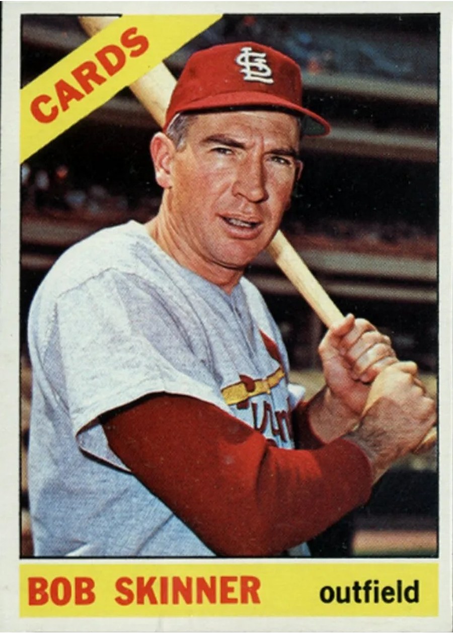 1966 Topps #471 Bob Skinner, St. Louis Cardinals